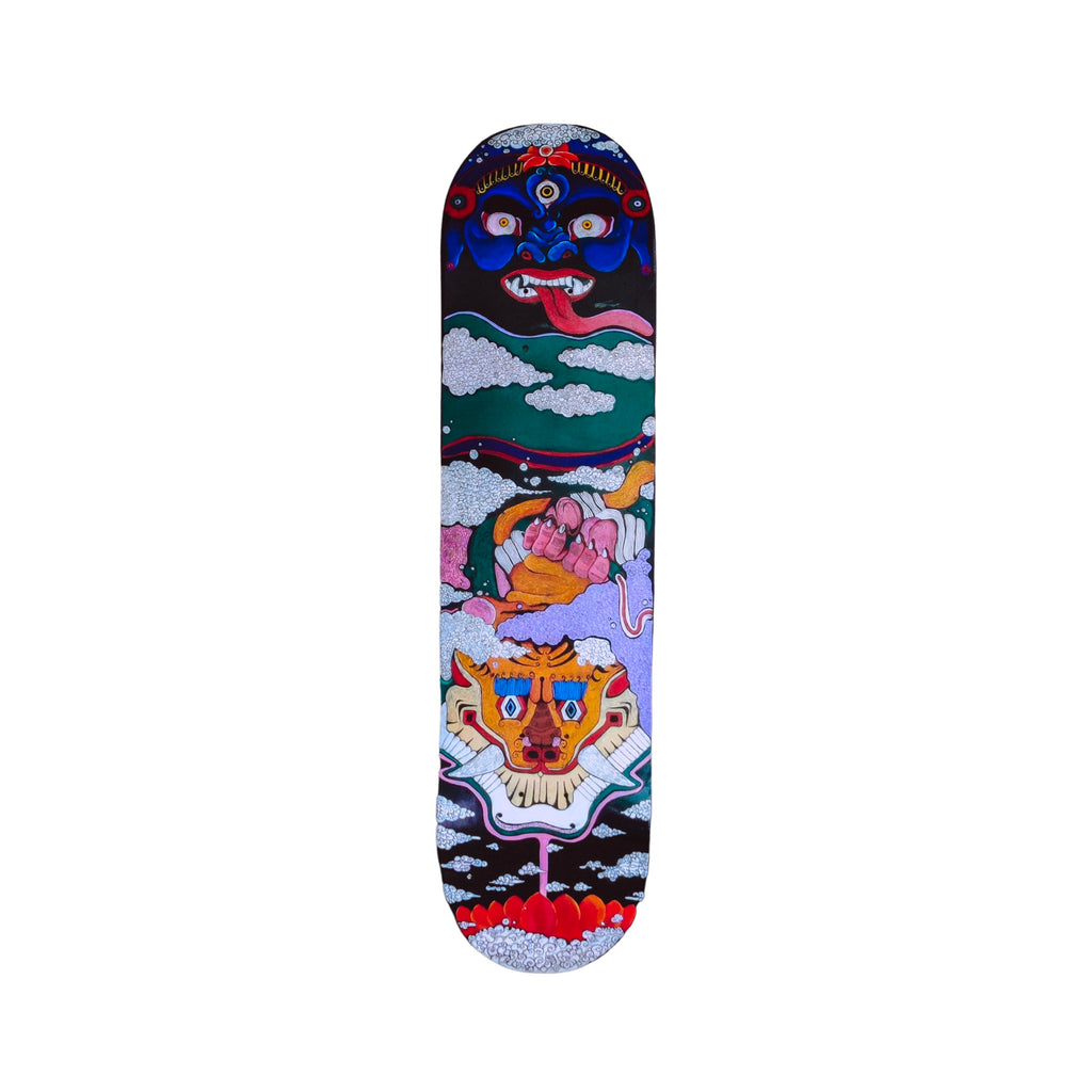 “TIBETAN GLIDE - A  CUSTOMISED SKATEBOARD”