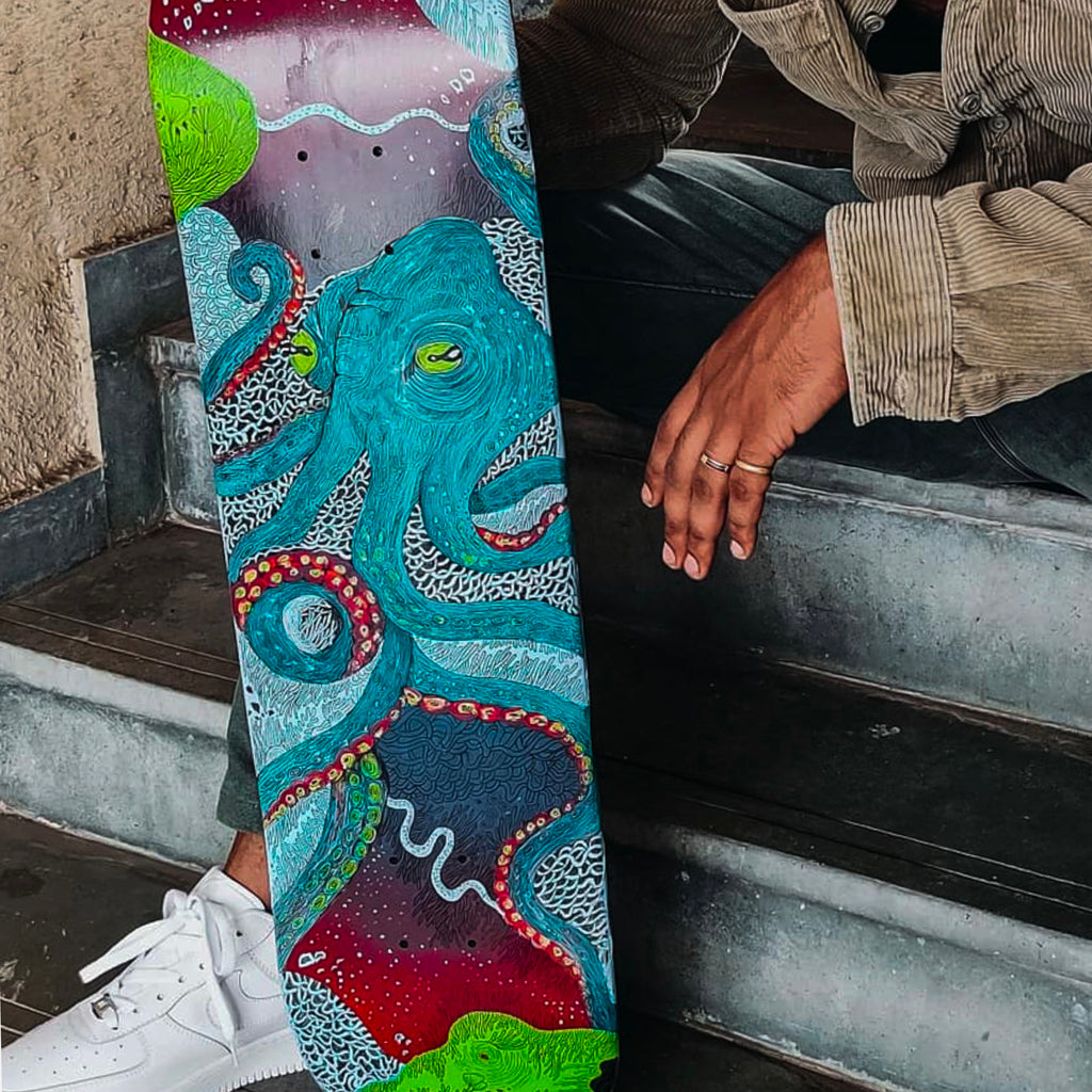 “OCTOPUS- A  CUSTOMISED SKATEBOARD”